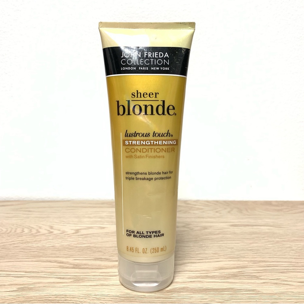 John Frieda Sheer Blonde Lustrous Touch Strengthening Conditioner 8.45 oz NEW